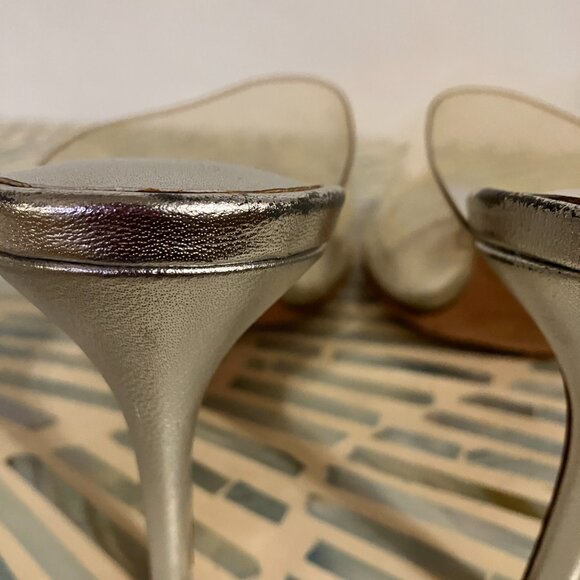 Black Suede Studio PVC Mule - Picture 8 of 10